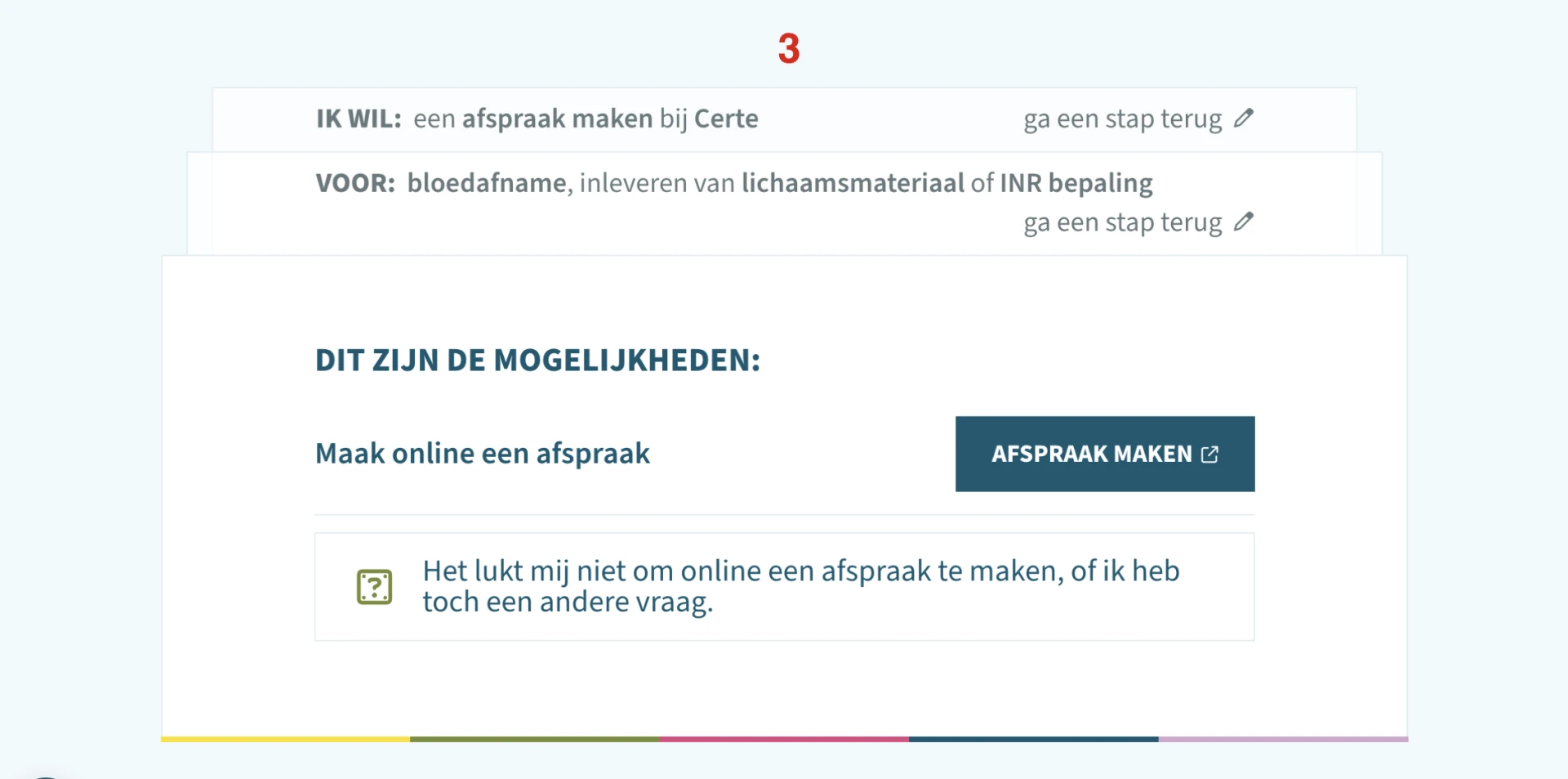 Een online platform voor het maken van medische afspraken.