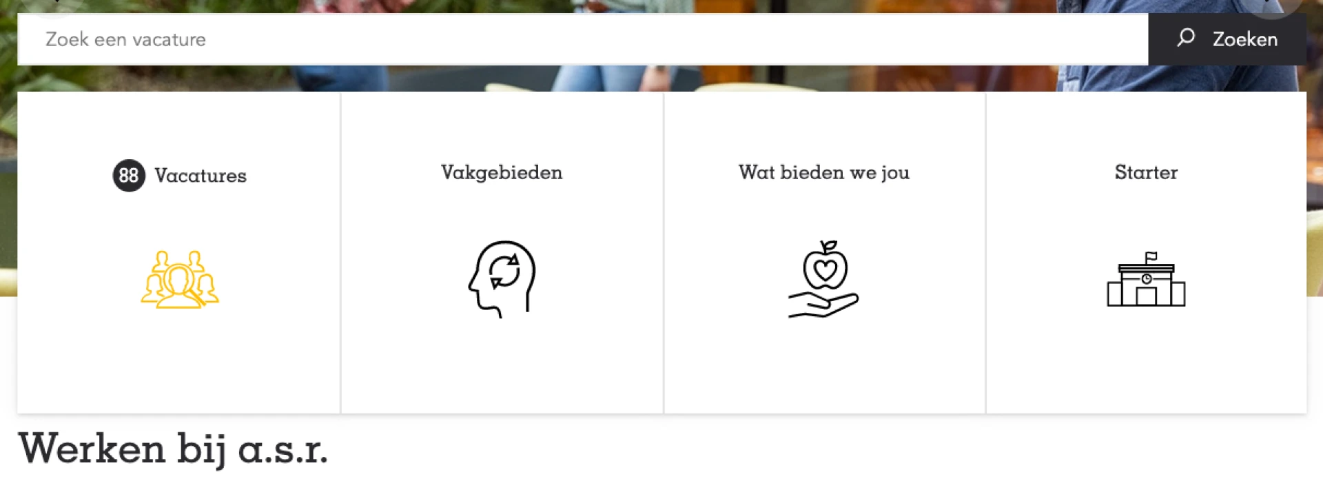 Voorbeeld van toptaken bij ASR