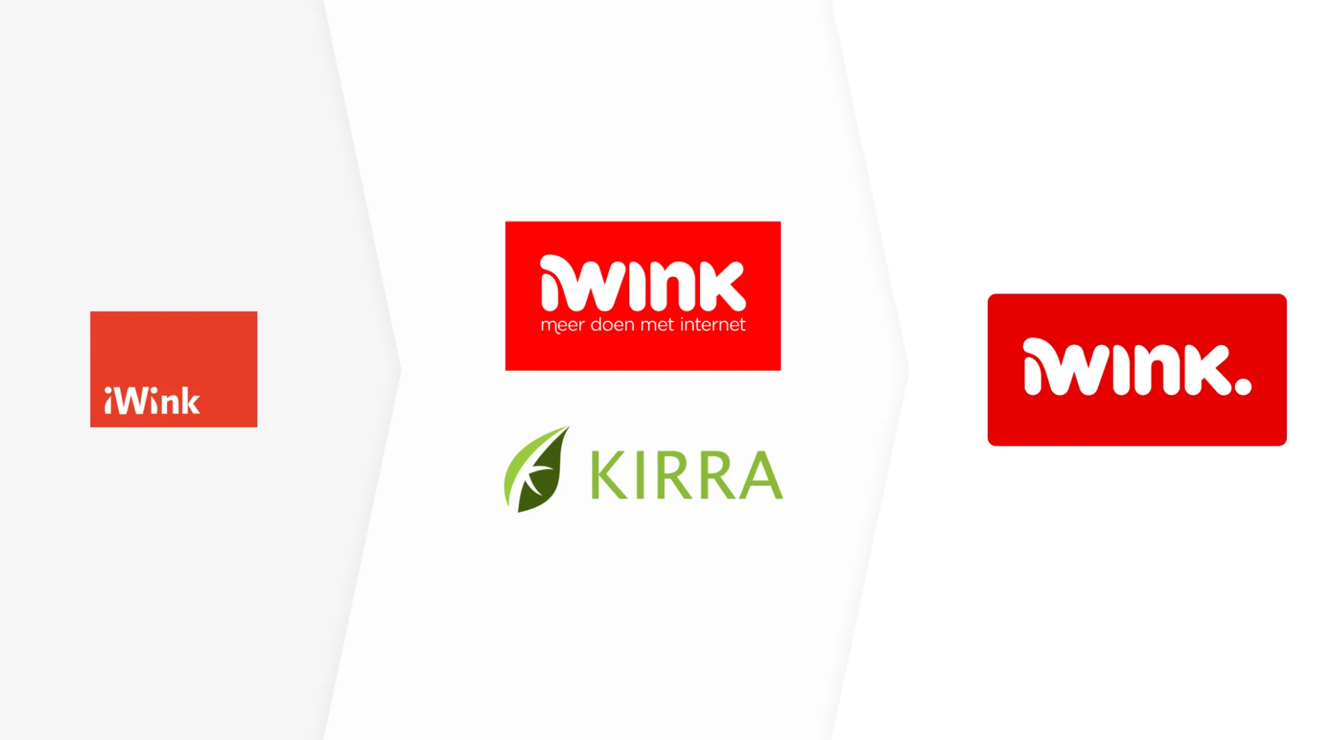 Logo's van iWink en Kirra 